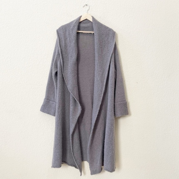 Soft Surroundings Cardigan Telluride Topper Shawl Wool Mohair Long Casual Cozy L - Picture 2 of 10
